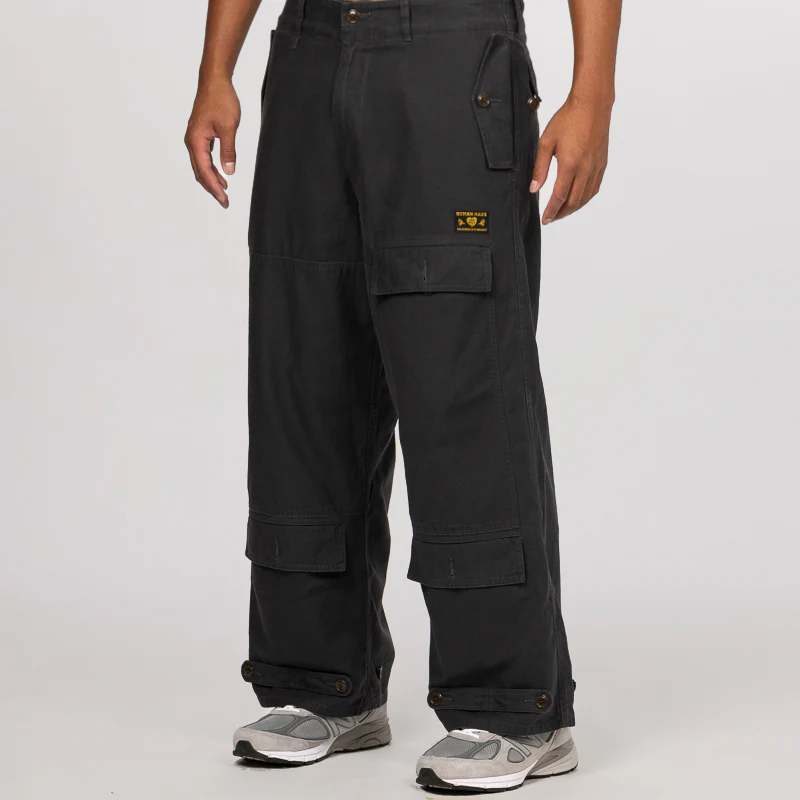Air Force Pant with adjustable Cuff - Charcoal
