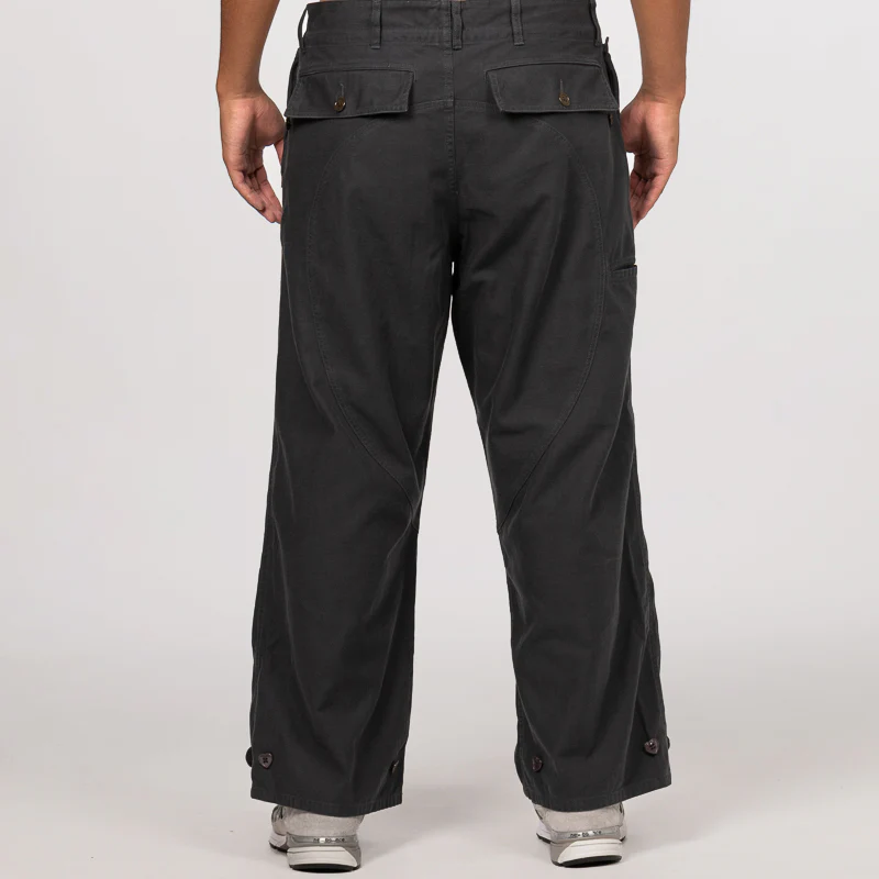 Air Force Pant with adjustable Cuff - Charcoal - Image 2