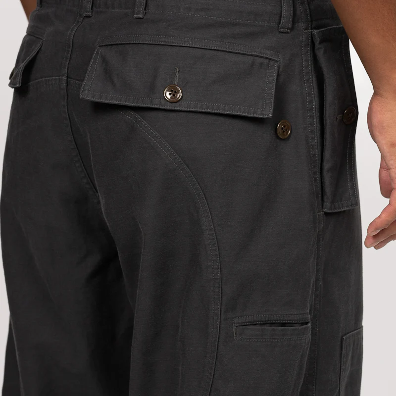 Air Force Pant with adjustable Cuff - Charcoal - Image 6