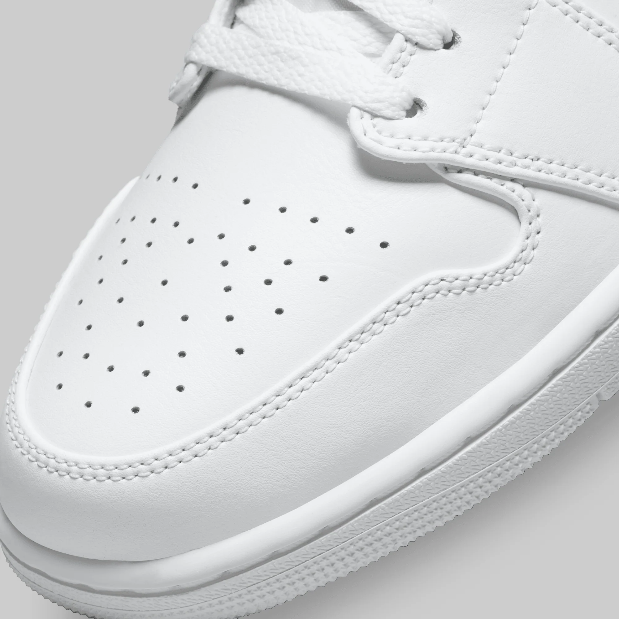 Air Jordan 1 Low - Triple White - Image 4