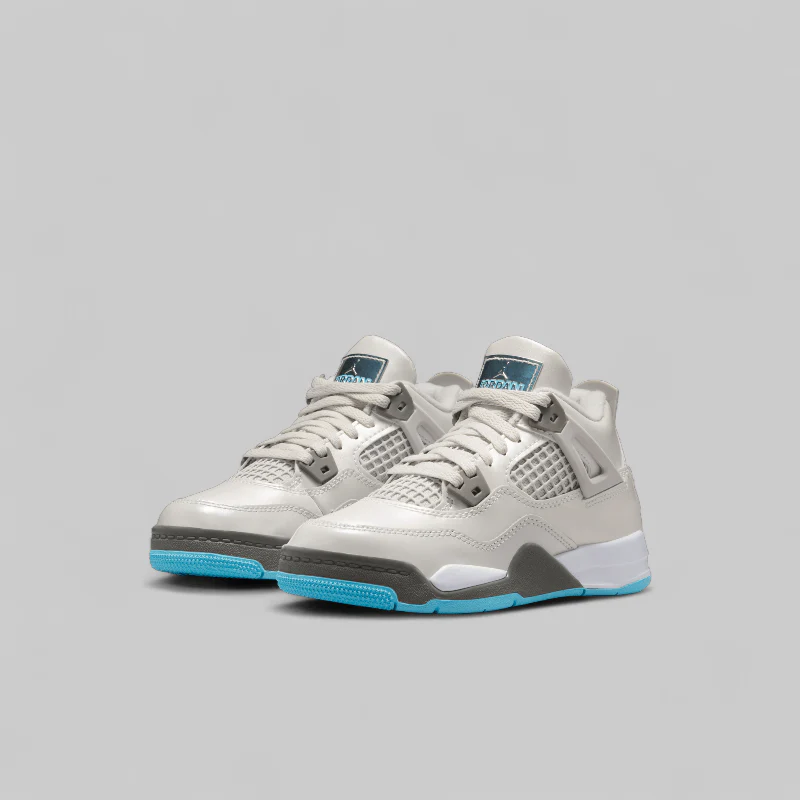 Air Jordan 4 Retro (Pre School) "Blue Chill" - Image 2