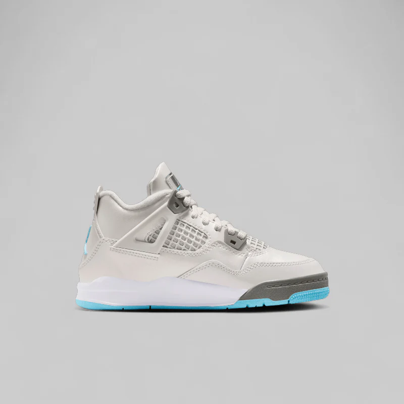 Air Jordan 4 Retro (Pre School) "Blue Chill" - Image 4