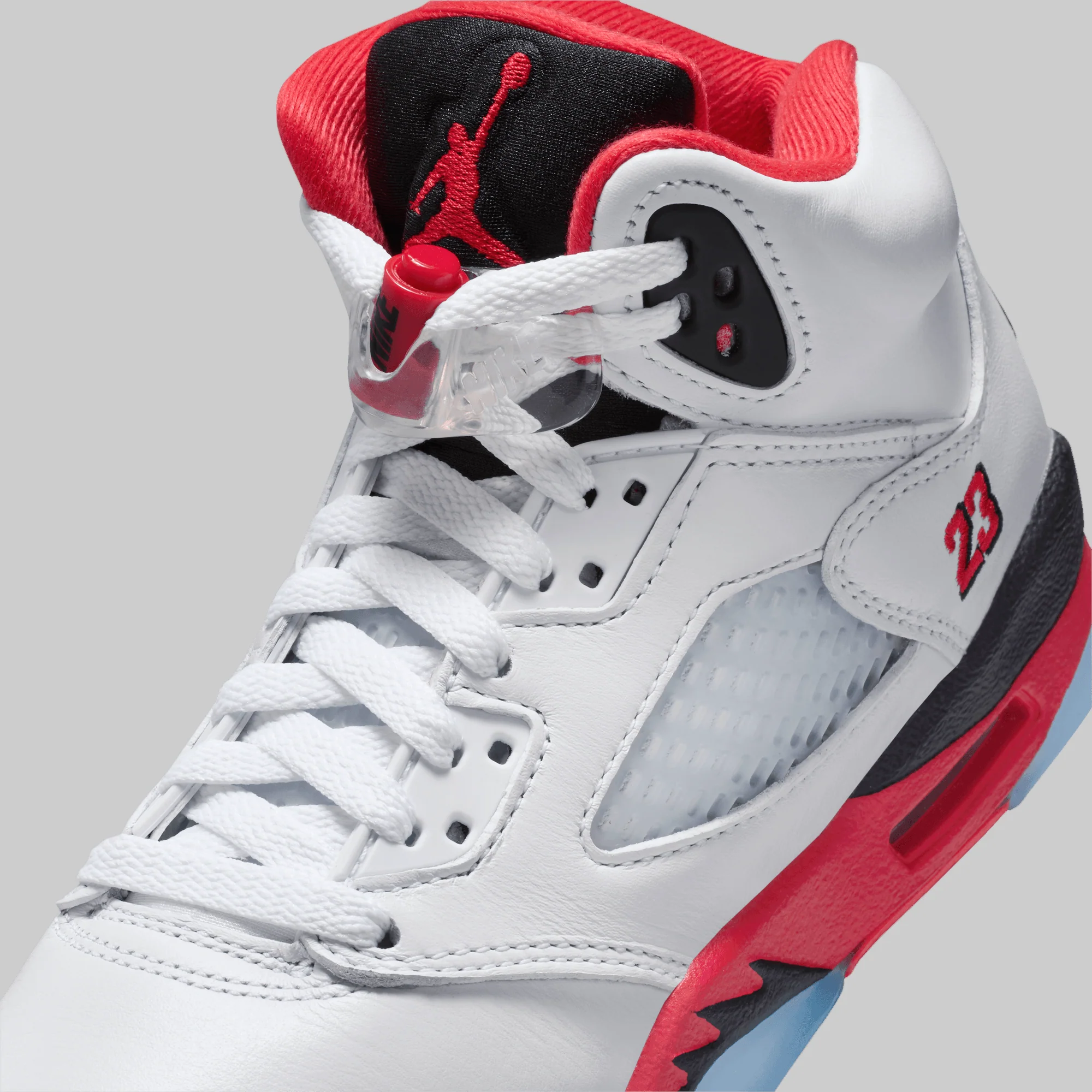 Air Jordan 5 Retro OG (Grade School) "Fire Red" - Image 4
