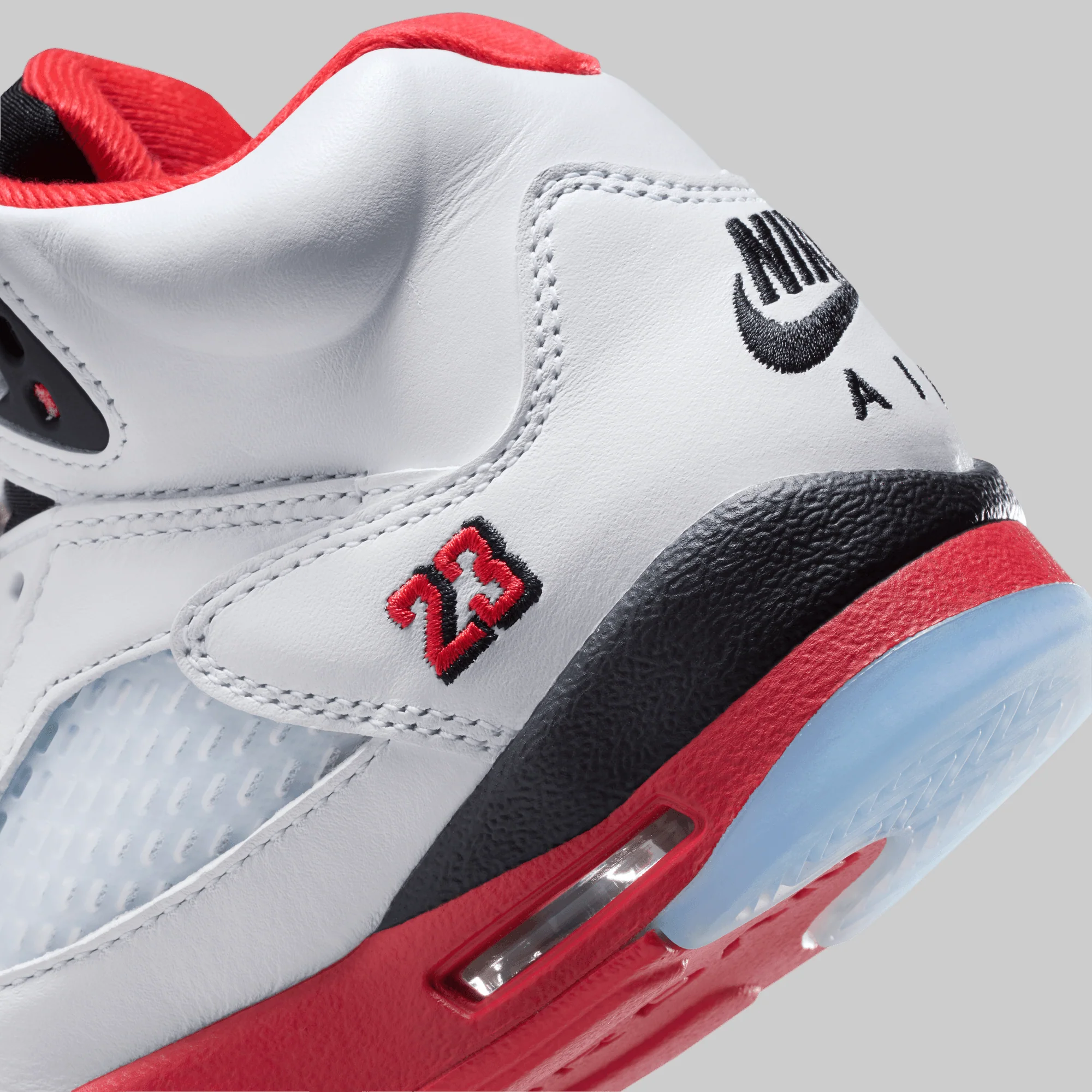 Air Jordan 5 Retro OG (Grade School) "Fire Red" - Image 5