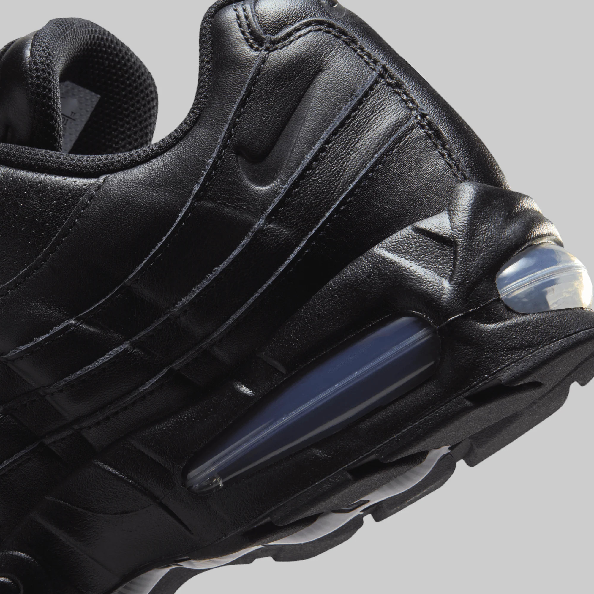 Air Max 95 Big Bubble LTR - Black Leather - Image 5