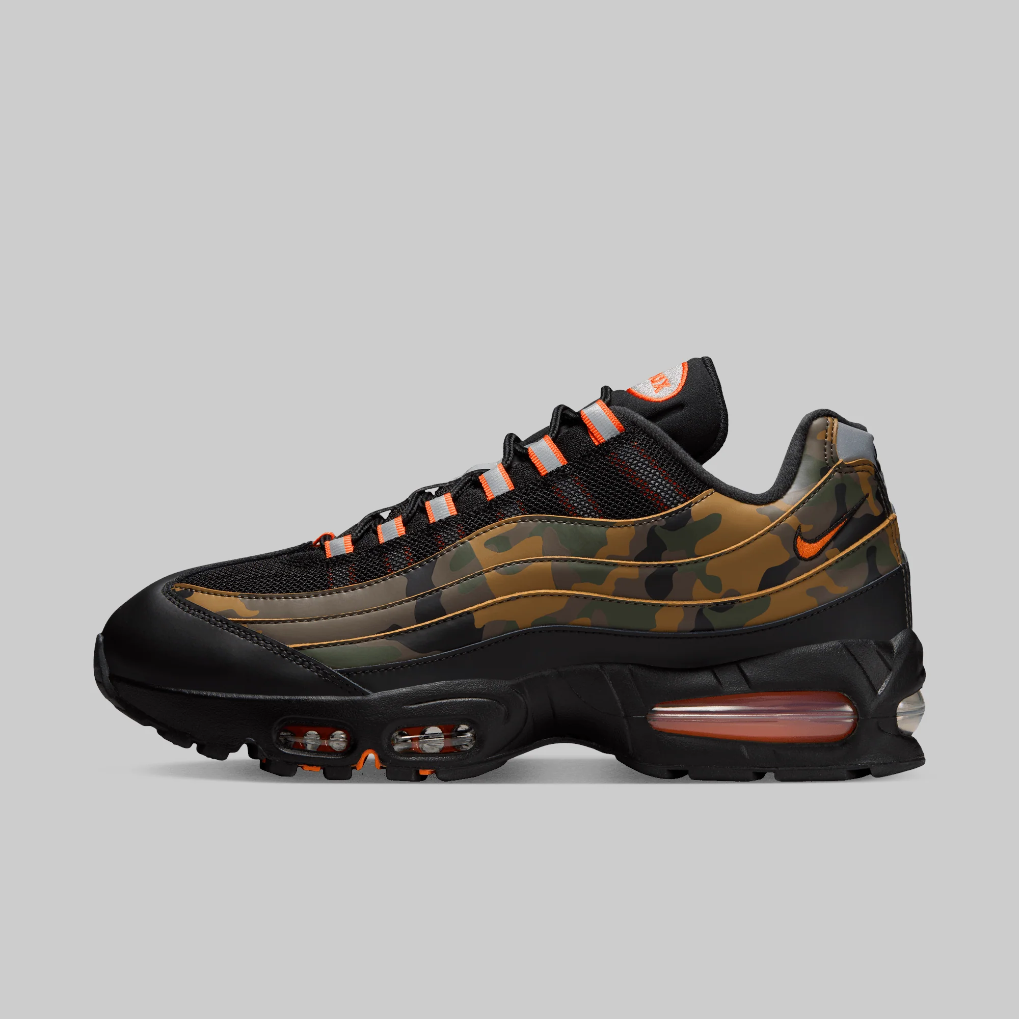 Air Max 95 QS 'CAMO PACK' Black/Safety Orange