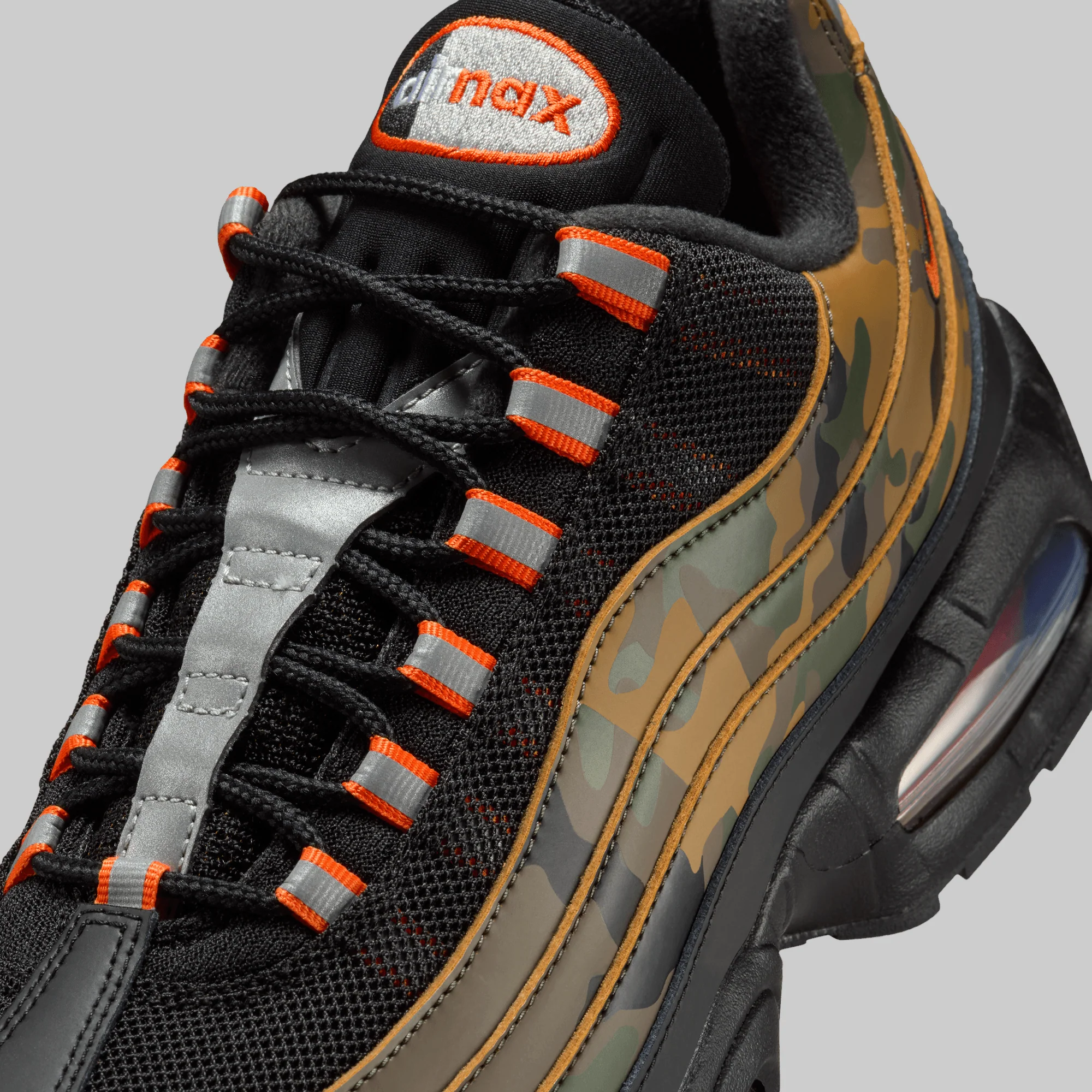 Air Max 95 QS 'CAMO PACK' Black/Safety Orange - Image 6