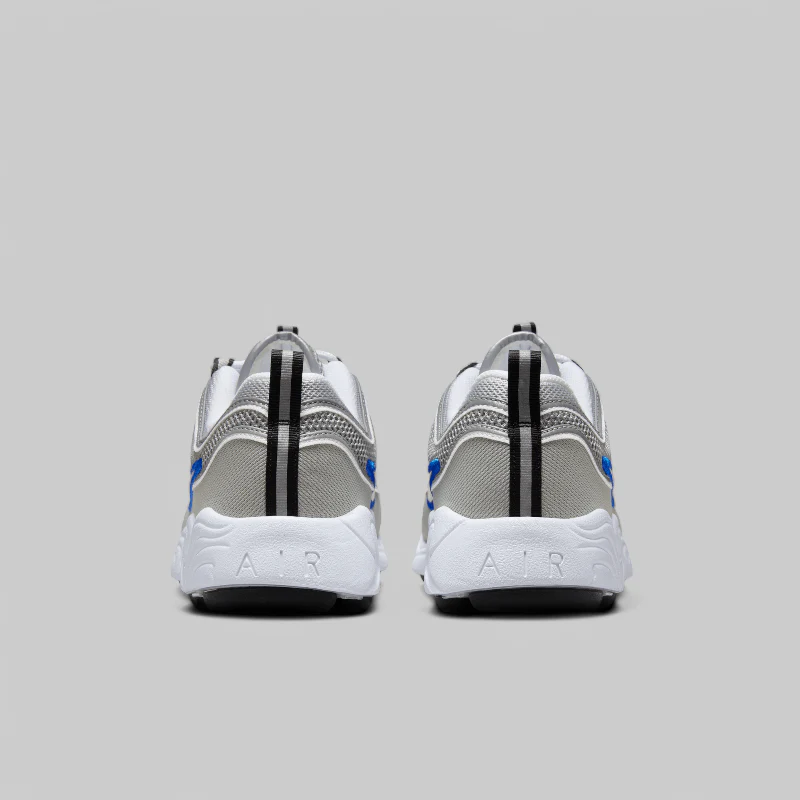 Air Zoom Spiridon OG SP - "Metallic Silver/Signal Blue" - Image 5