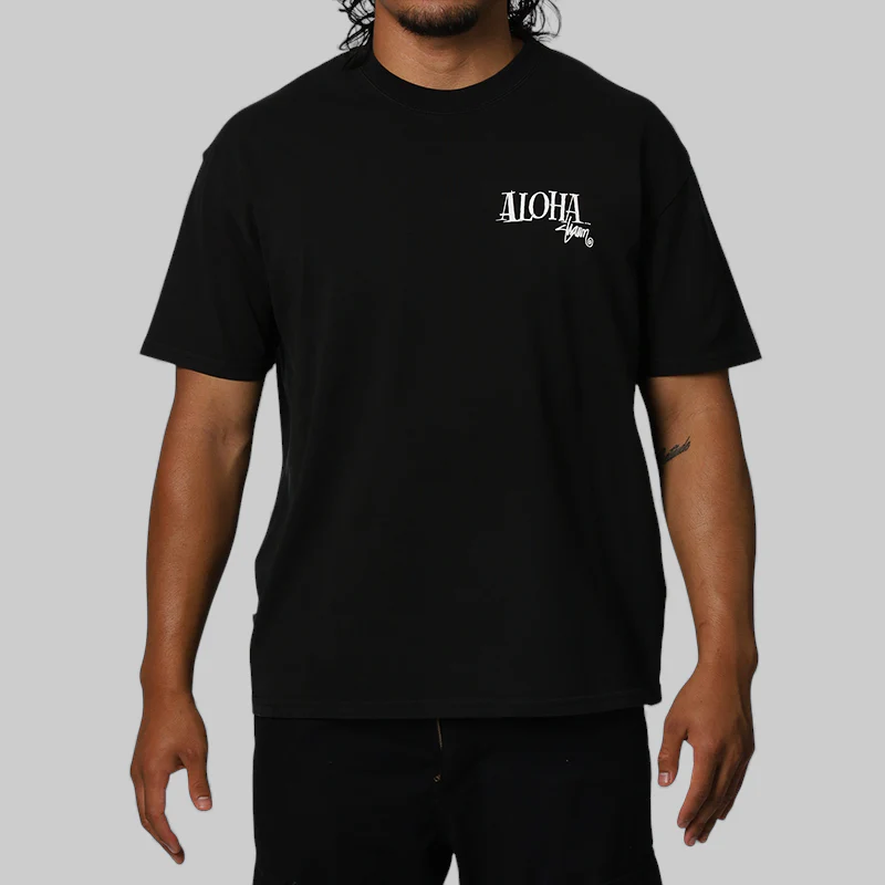 Aloha T-Shirt - Pigment Black - Image 2