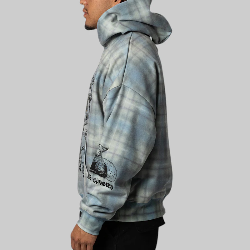 Already In Heaven Plaid Hoodie - Tartan - Image 3