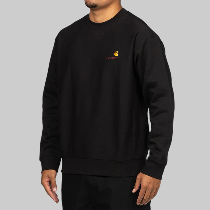 American Script Crew - Black - Image 2