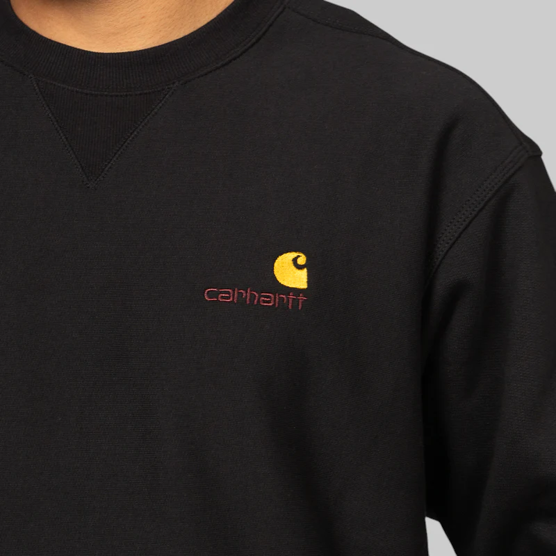 American Script Crew - Black - Image 6
