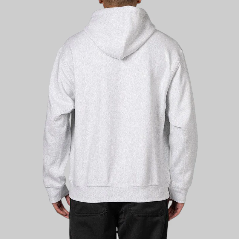 American Script Hoodie - Ash Heather - Image 2