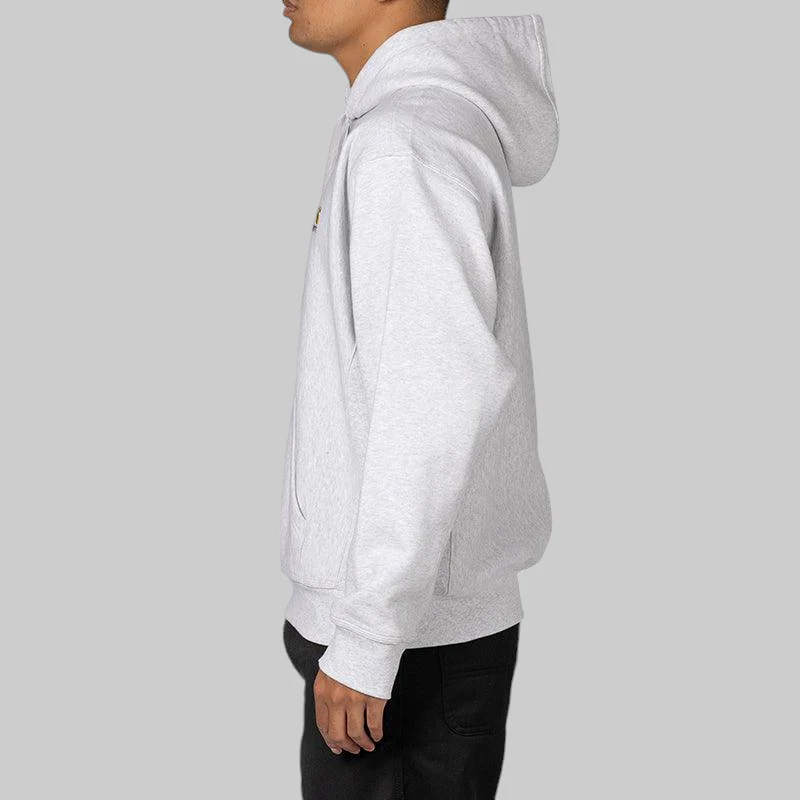 American Script Hoodie - Ash Heather - Image 4