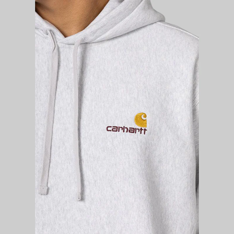 American Script Hoodie - Ash Heather - Image 5