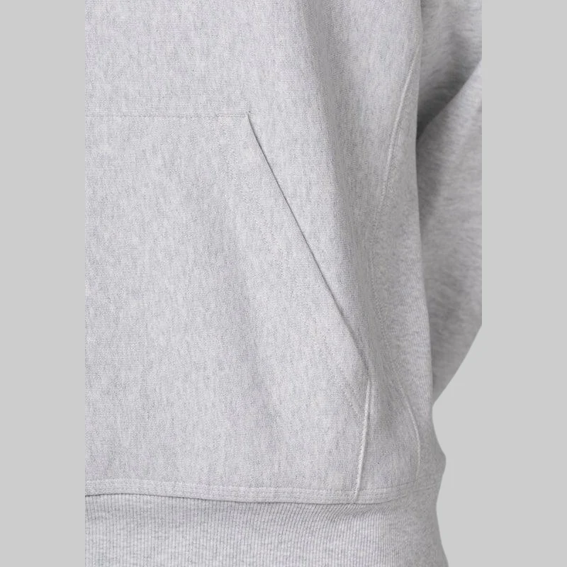 American Script Hoodie - Ash Heather - Image 6