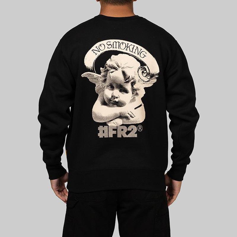 Angel Words Sweat - Black