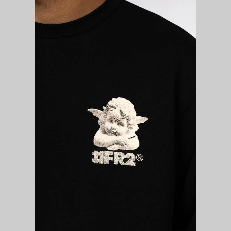 Angel Words Sweat - Black - Image 6