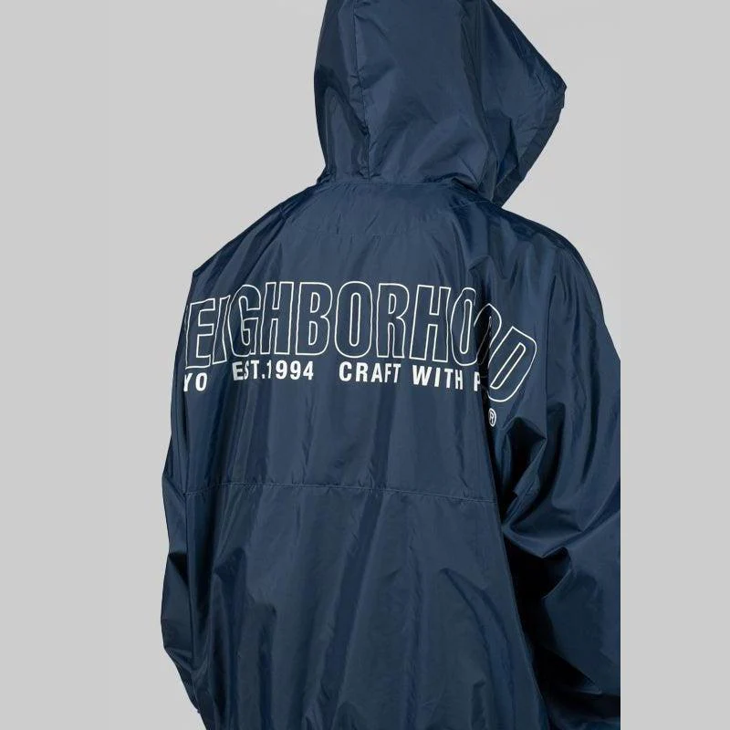 Anorak Jacket -Navy - Image 3