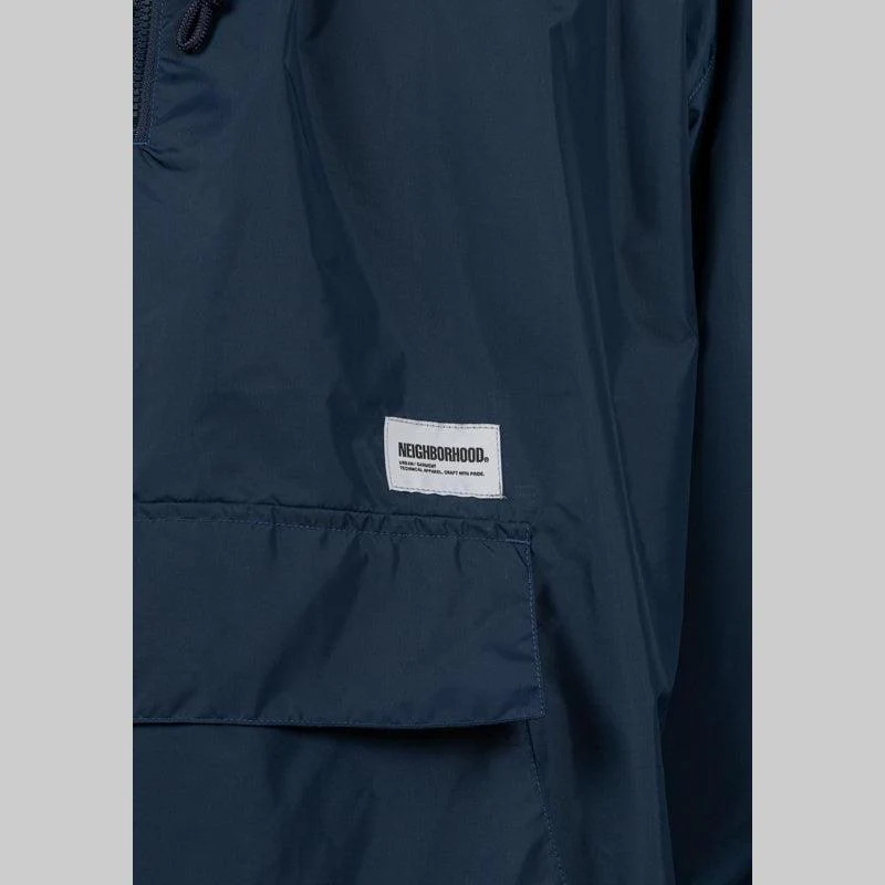 Anorak Jacket -Navy - Image 4