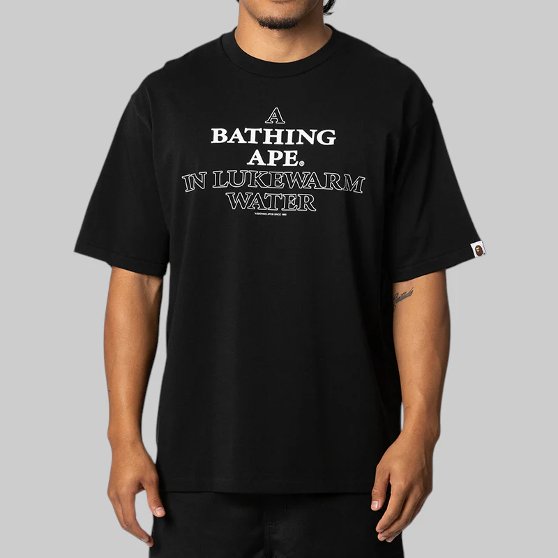 Ape Head A Bathing Ape Relaxed Fit T-Shirt - Black