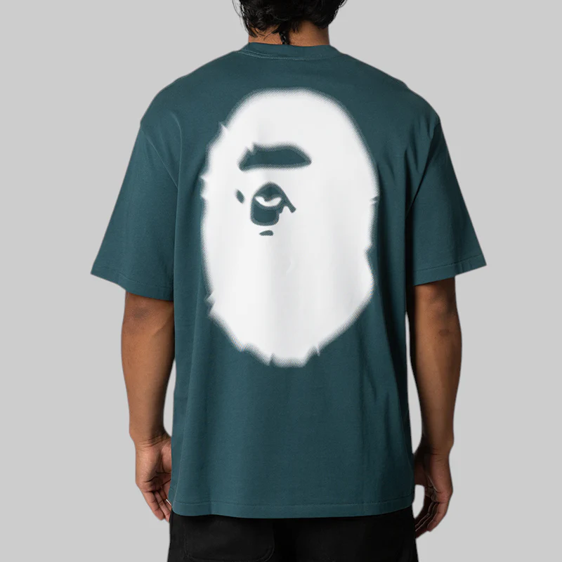 Ape Head A Bathing Ape Relaxed Fit T-Shirt - Green - Image 3