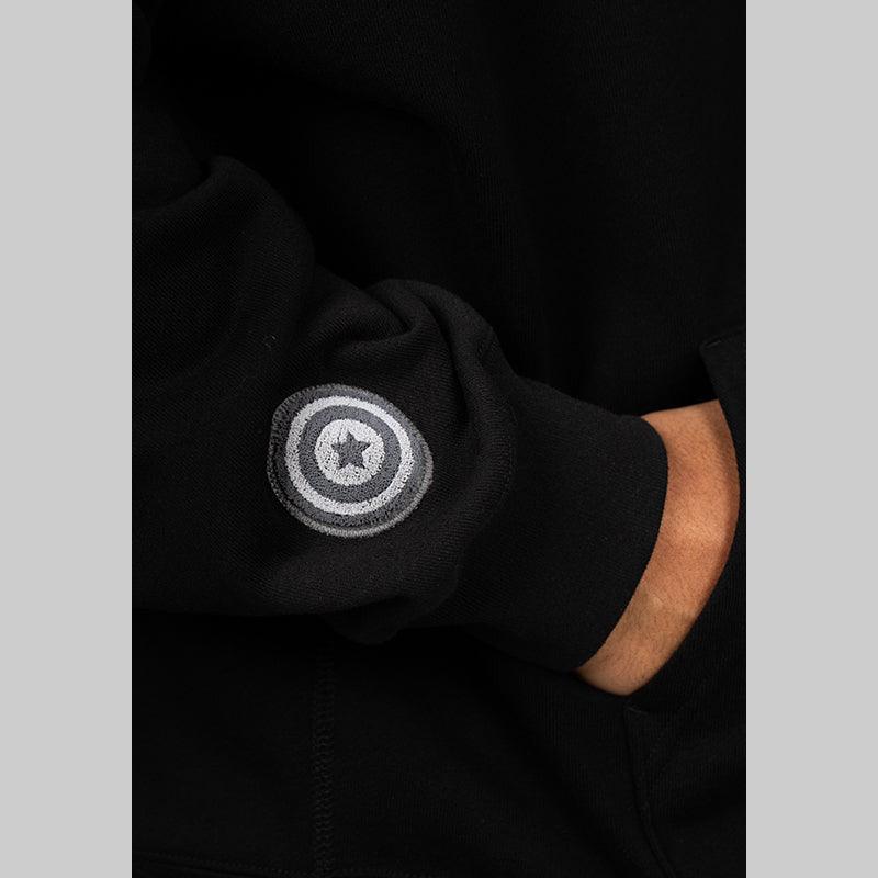 Ape Head One Point Shark Zip Hoodie - Black - Image 8