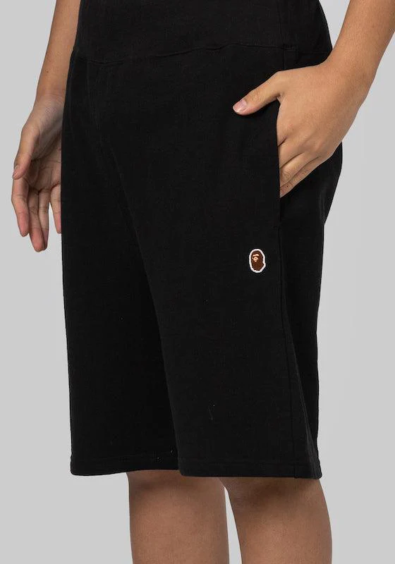 Ape Head One Point Sweat Short - Black