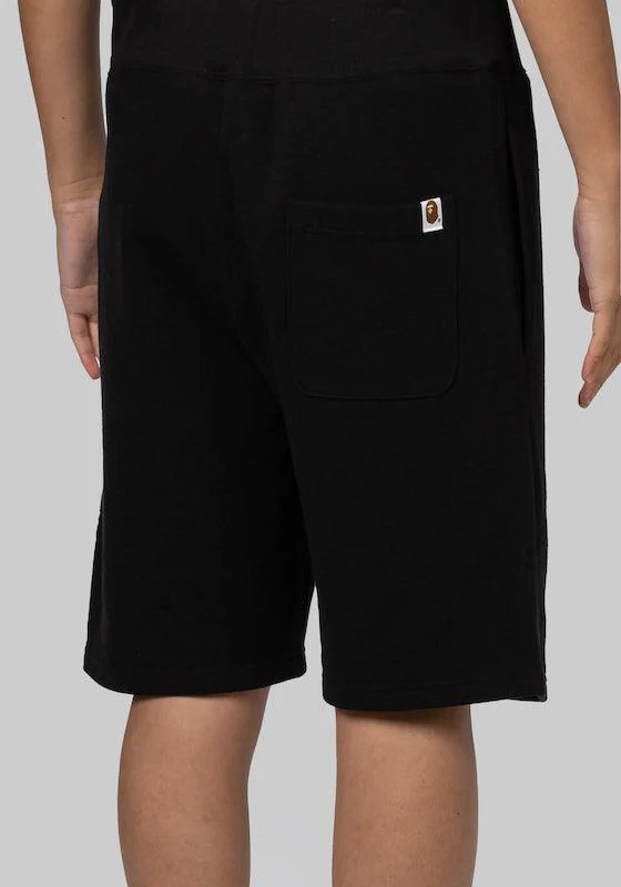 Ape Head One Point Sweat Short - Black - Image 3