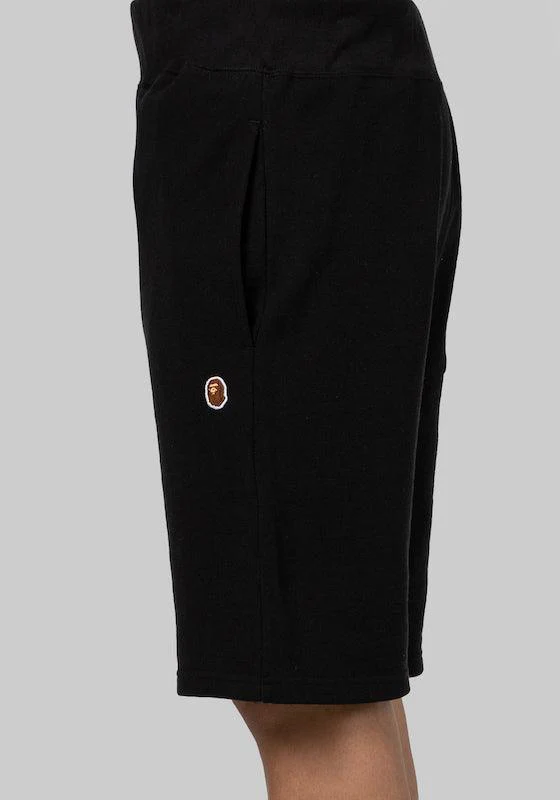 Ape Head One Point Sweat Short - Black - Image 5