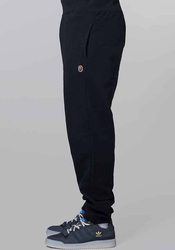 Ape Head One Point Wide Fit Sweatpant - Black - Image 3
