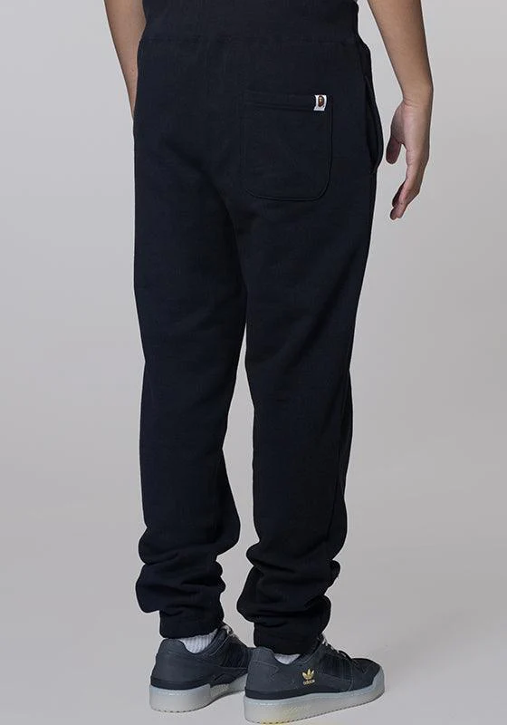 Ape Head One Point Wide Fit Sweatpant - Black - Image 5