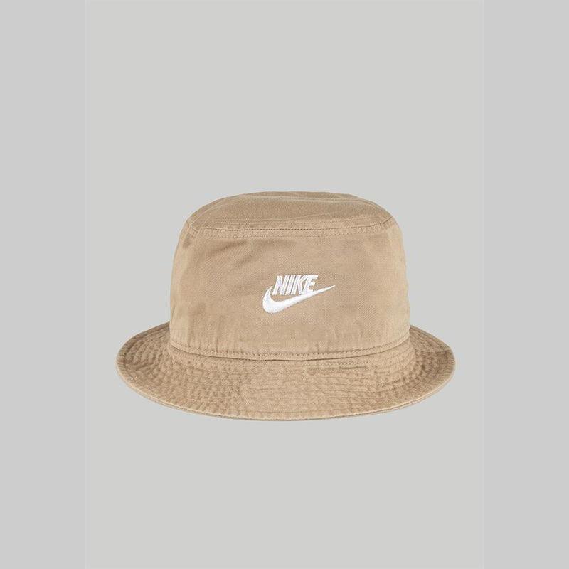 Apex Futura Washed Bucket Hat - Khaki/White