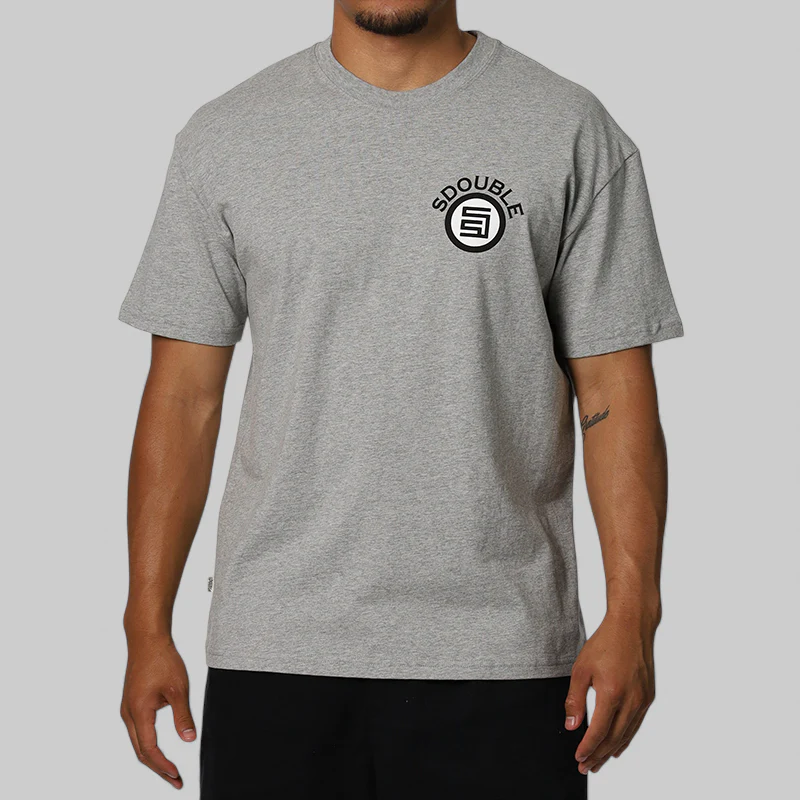 Arch Dot T-Shirt - Grey Heather