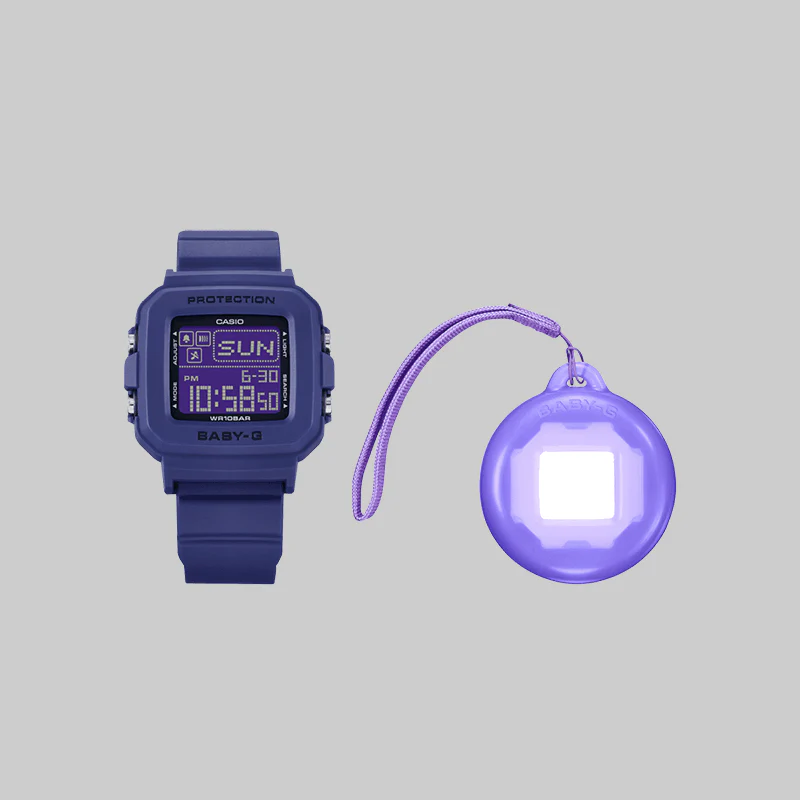 Baby-G Plus BGD-10K-2 + Key Chain Case Grape 🍇 - Image 3