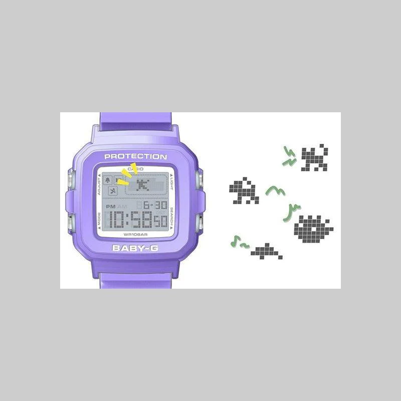 Baby-G Plus BGD-10K-6 + Key Chain Case Lilac 💜 - Image 8