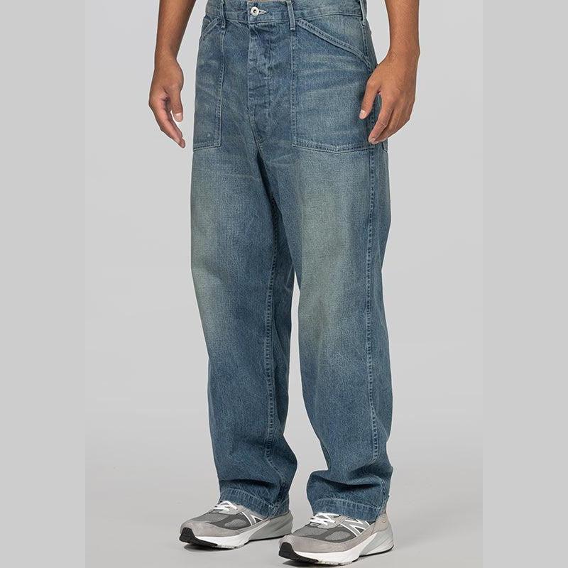 Baggy Denim Pant - Indigo - Image 2