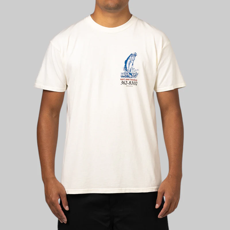Bait And Tackle T-Shirt - Bone - Image 2