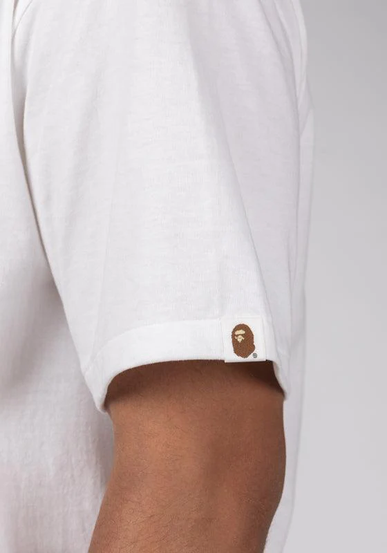 Bape 30th Anniversary Ape Head T-Shirt - White/Red - Image 4