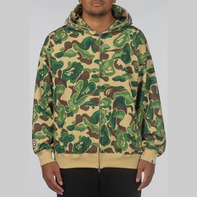 Bape Art Camo Shark Hoodie - Green - Image 2