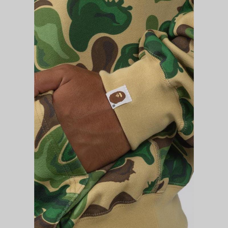 Bape Art Camo Shark Hoodie - Green - Image 9
