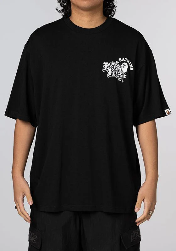 Bape Comics Graphic T-Shirt - Black