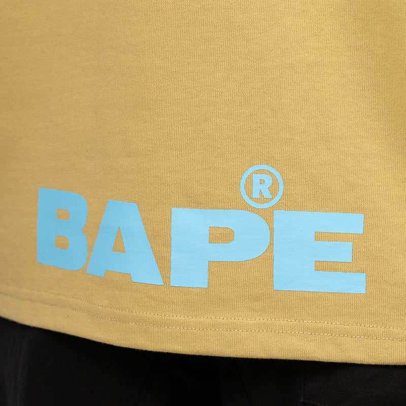 Bape Football Relaxed Fit Long Sleeve - Beige - Image 6