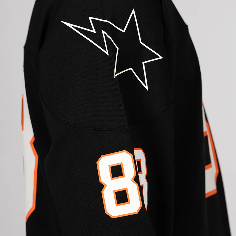 Bape Football Relaxed Fit Long Sleeve - Black - Image 7