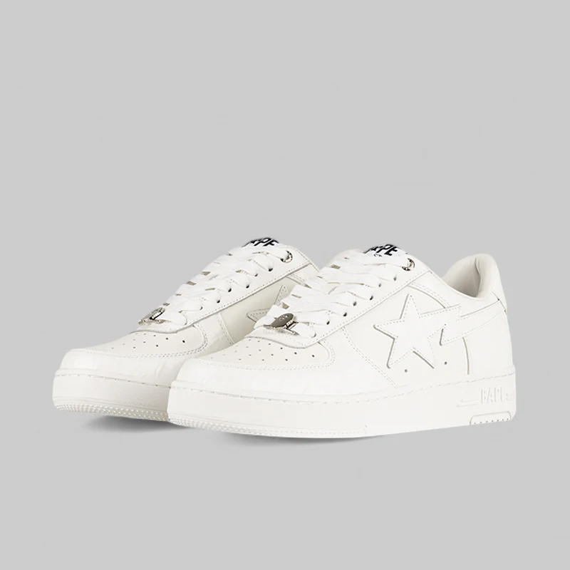 Bape STA #3 M2 - Triple White Crocodile Texture - Image 2