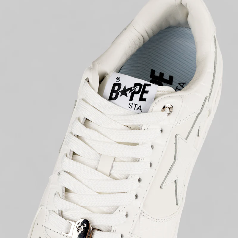 Bape STA #3 M2 - Triple White Crocodile Texture - Image 6