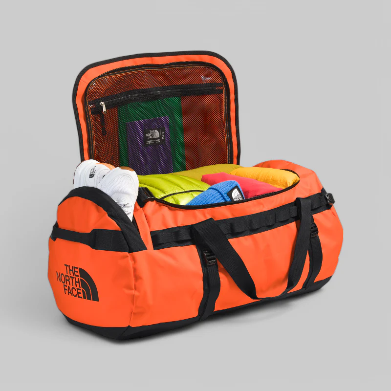 Base Camp Large Duffel - TNF Orange/TNF Black - Image 2