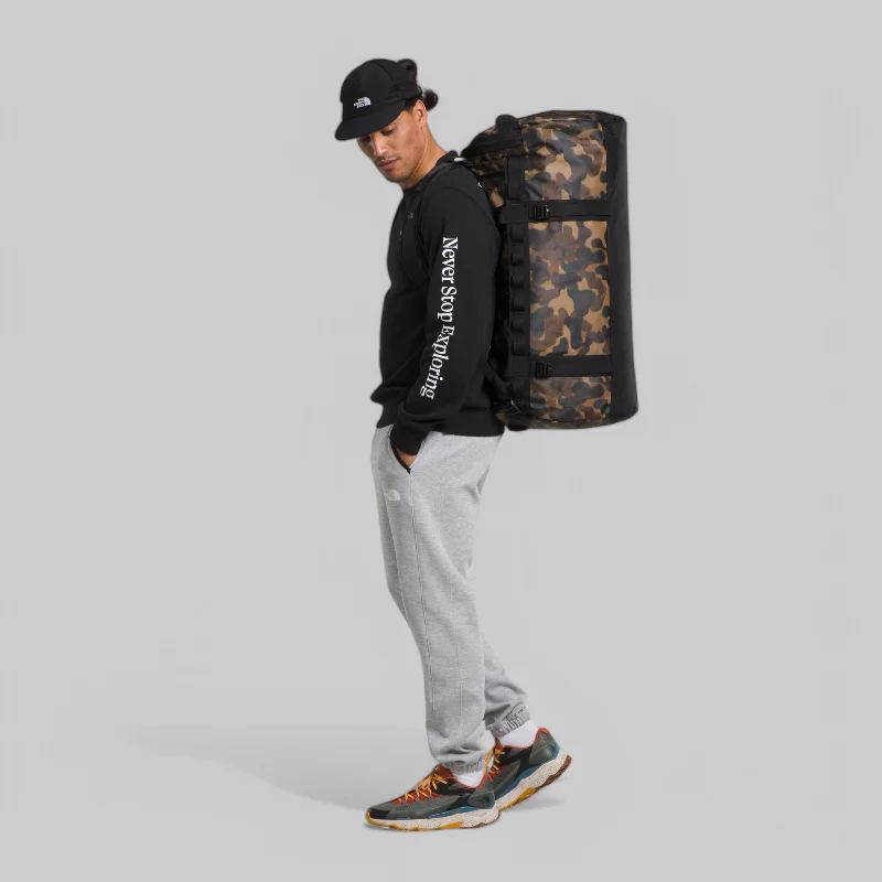 Base Camp Large Duffel - Utility Brown Camo/TNF Black - Image 3