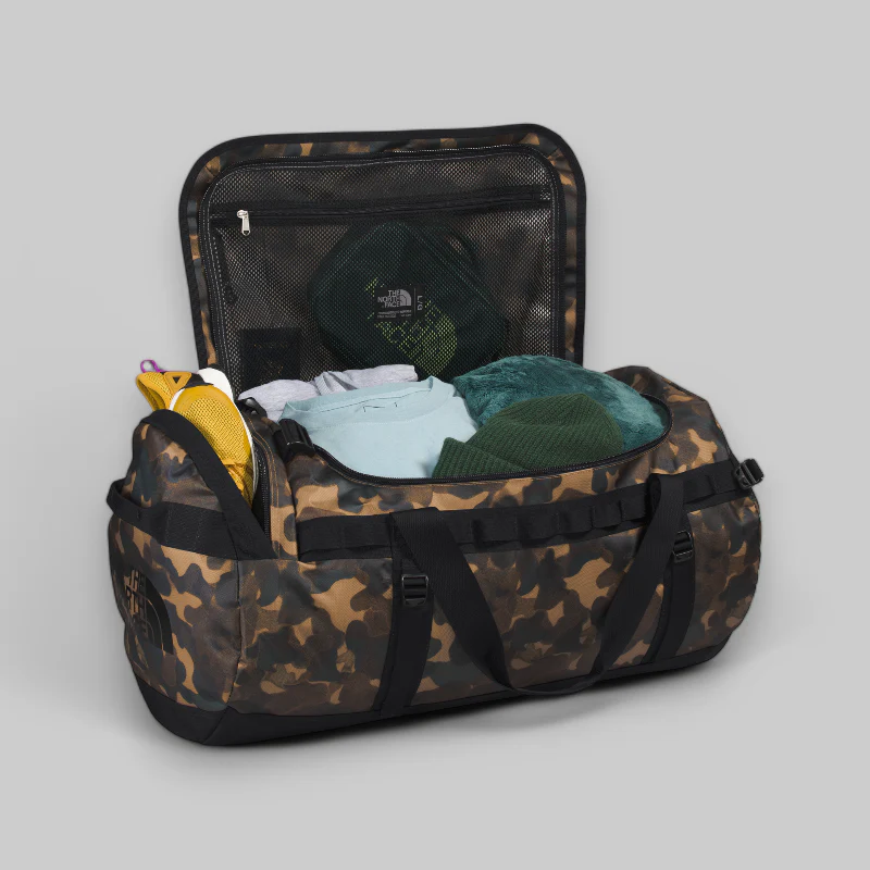 Base Camp Large Duffel - Utility Brown Camo/TNF Black - Image 5