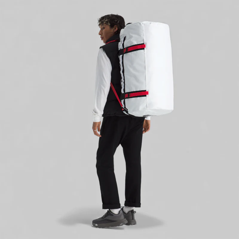 Base Camp Large Duffel - White/Black/Elevation Red - Image 2